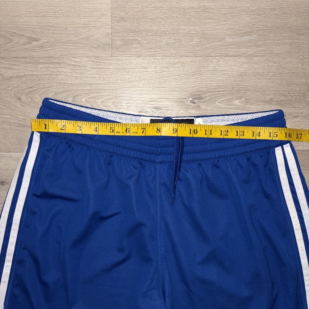 NBA Philadelphia 76ers Adidas Basketball Shorts Men's Large Blue Knee Length - Picture 8 of 9